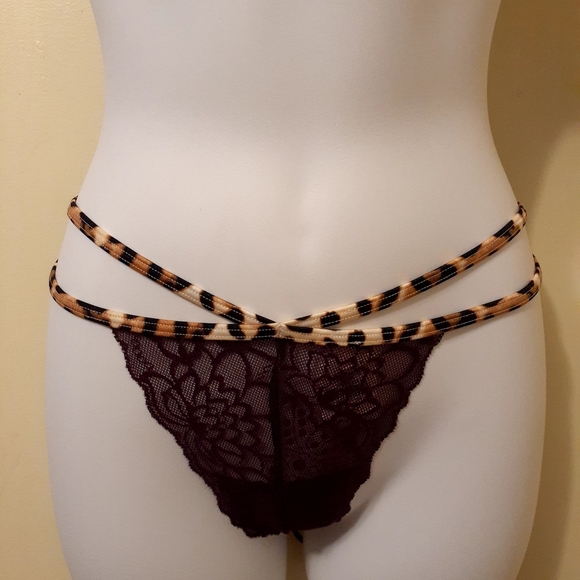 PINK Victoria's Secret Other - PINK Victoria's secret Thongs sz.xs maroon